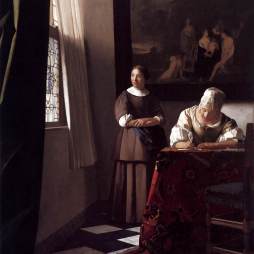 Lady Writing a Letter with her Maid, 1670. National Gallery of Ireland (NGI.4535).